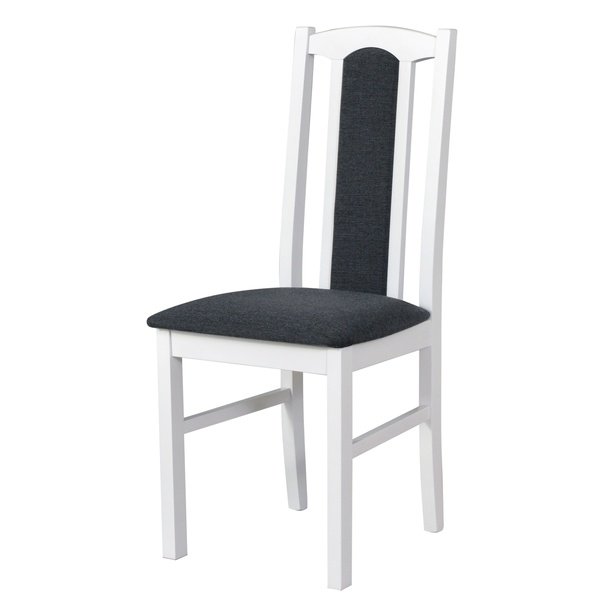 Jídelní židle BOLS 7 bílá/tmavě šedá