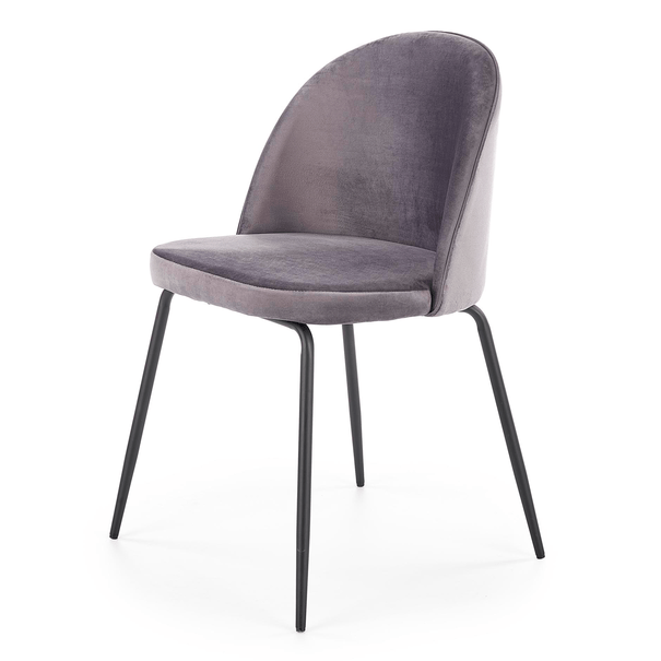 Jídelní židle SCK-314 tmavě šedá/černá