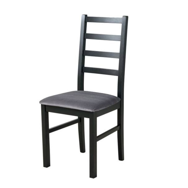 Jídelní židle NILA 8 dub grandson/tmavě šedá
