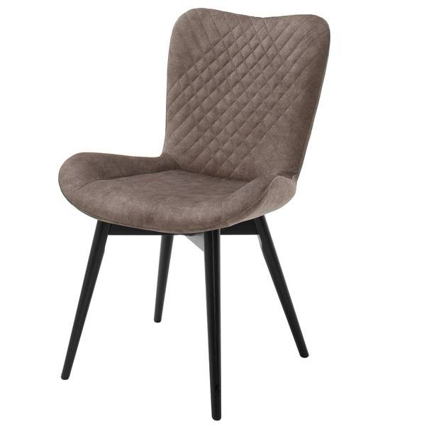 Jídelní židle SARANDER buk černá/cappuccino