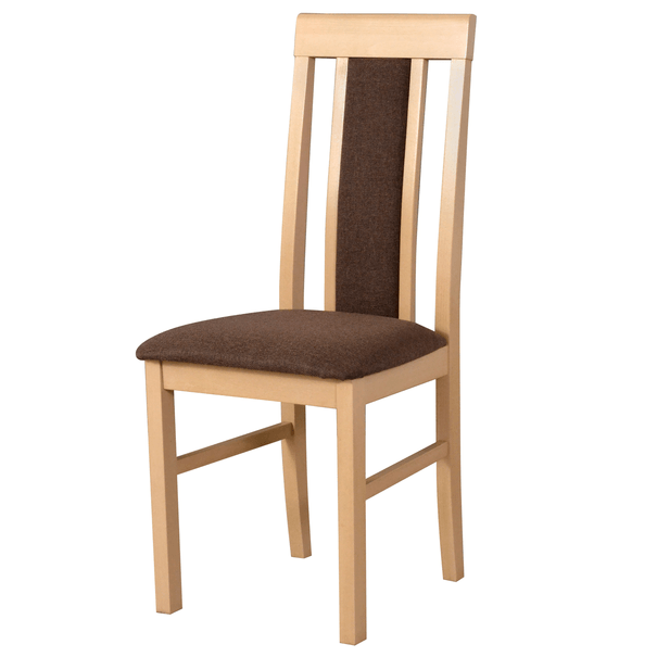 Jídelní židle NILA 2 NEW dub sonoma/hnědá