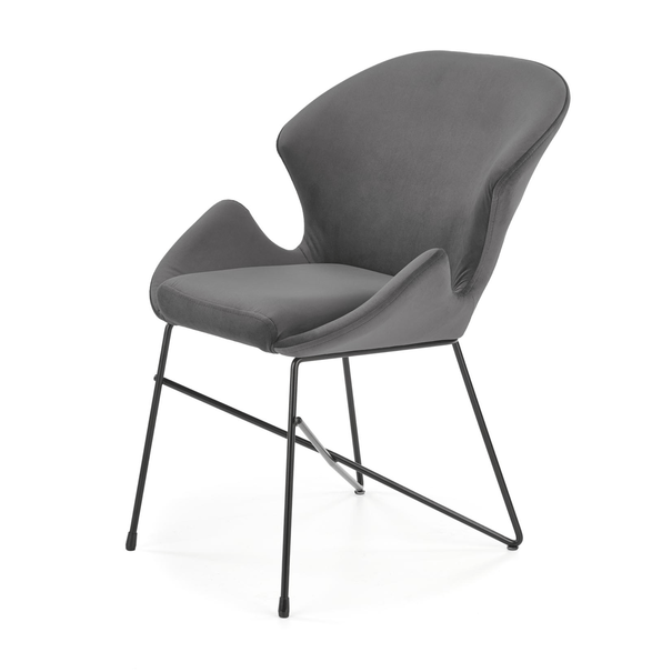 Jídelní židle SCK-458 šedá/černá