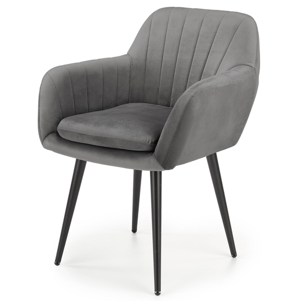 Jídelní židle SCK-429 šedá/černá