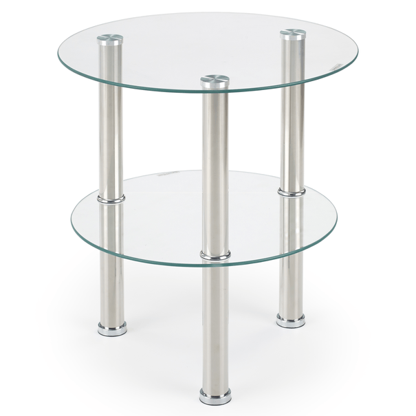 Konferenční stolek SORDANAO kov/sklo