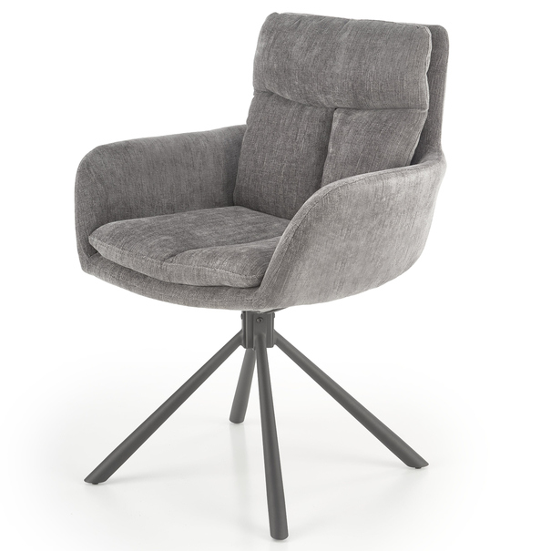 Jídelní židle SCK-495 šedá/černá