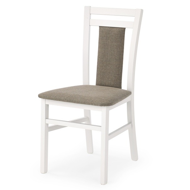 Jídelní židle HEBIRT 8 bílá/hnědá