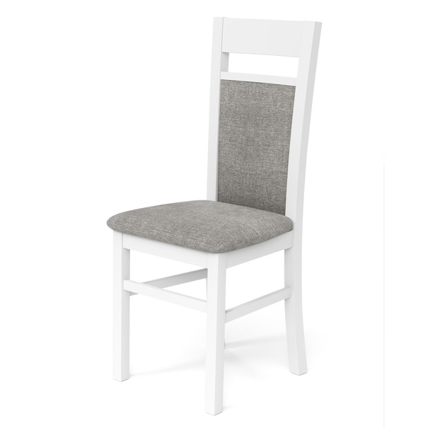 Jídelní židle GIRORD 2 bílá/šedá