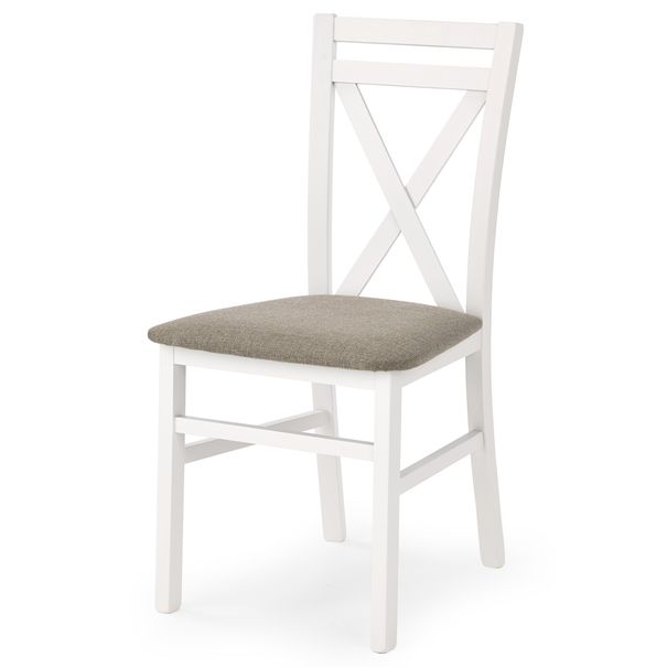 Jídelní židle DORAESZ bílá/hnědá
