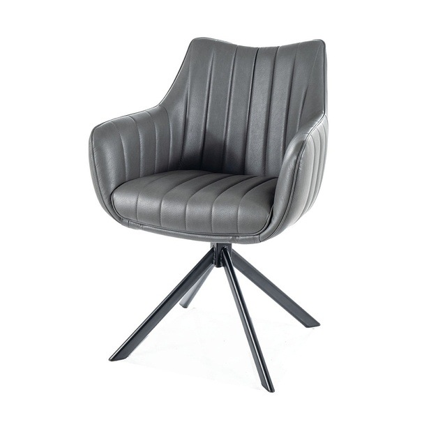 Jídelní židle OZOLAO šedá/černá